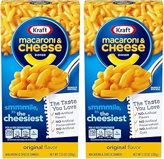 Macaroni & Cheese Dinner, Original Flavor, 2 x 206 g