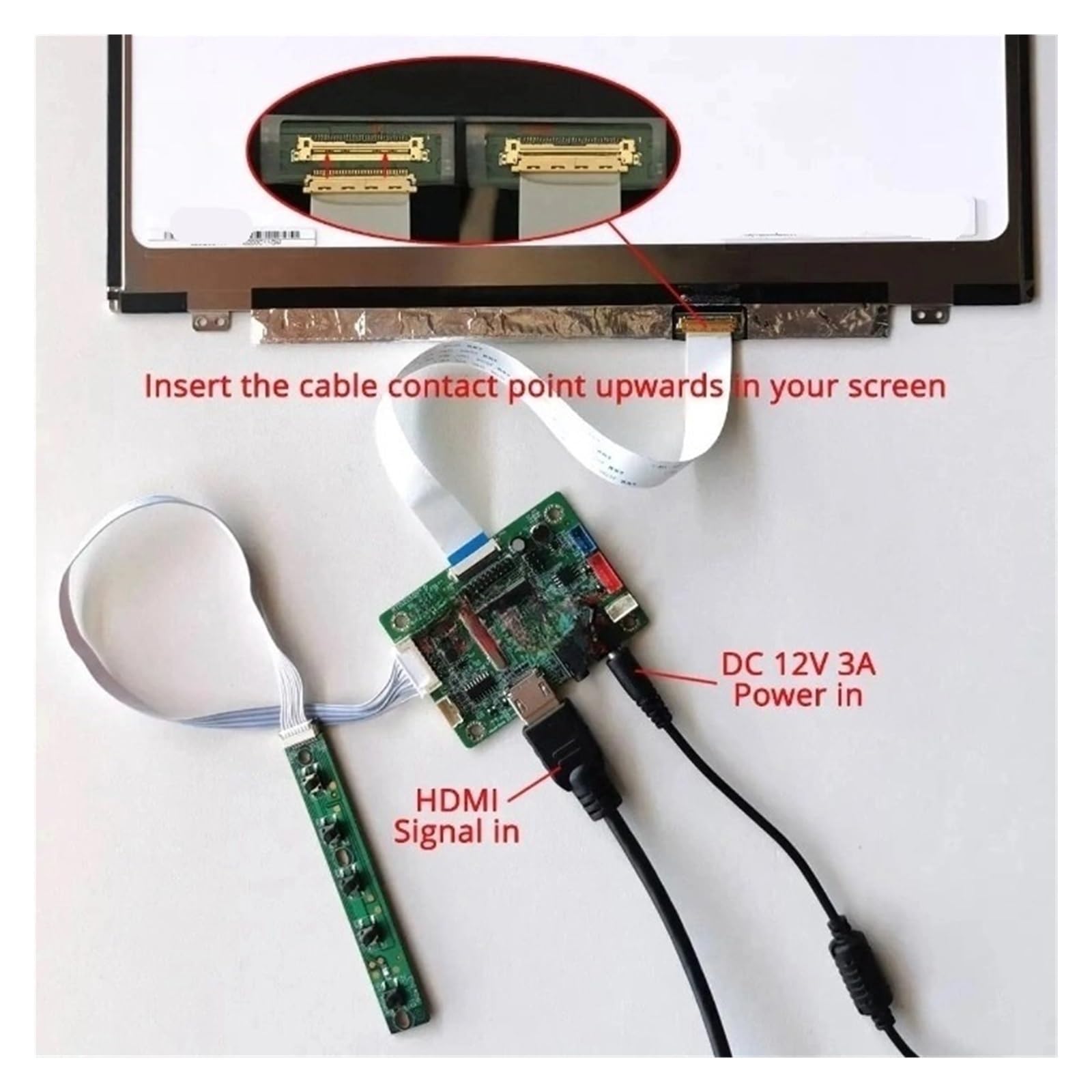 Controller Driver Board for N156HCE-EAA/EBA/EN1/GN1 Kit DIY HDMI-Kompatibel EDP 30 Pin 15.6 "LED Display 1920x1080 Laptop Bildschirm(for N156HCE-EN1)