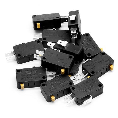 Miniatura 11 de BokWin 2 interruptores KW3 de acción a presión de 125 V/250 V, interruptor de límite micro para freidora de aire, microondas, aspiradora, máquina