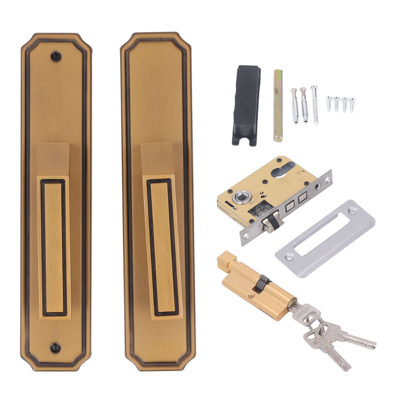 Poignée de porte en aluminium Pilipane au design ergonomique pour l'intimité de votre chambre