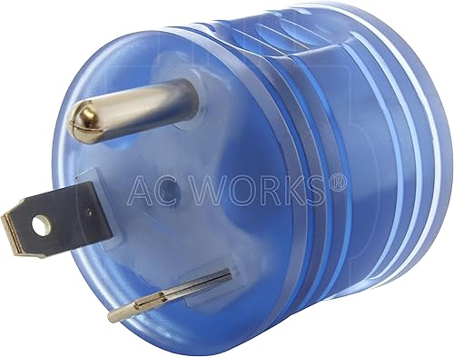 Miniatura 5 de AC WORKS TT-30P RVGenerator 30Amp Plug to 5-1520R Adaptador con indicador de alimentación (Compacto)