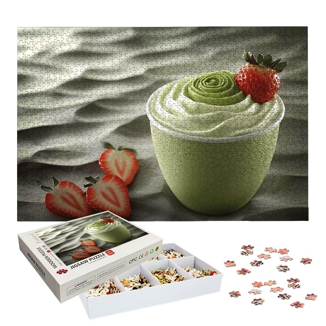 Puzzle 2000 Piezas, Puzzle Helado de Madera para Adultos, Regalos -2492