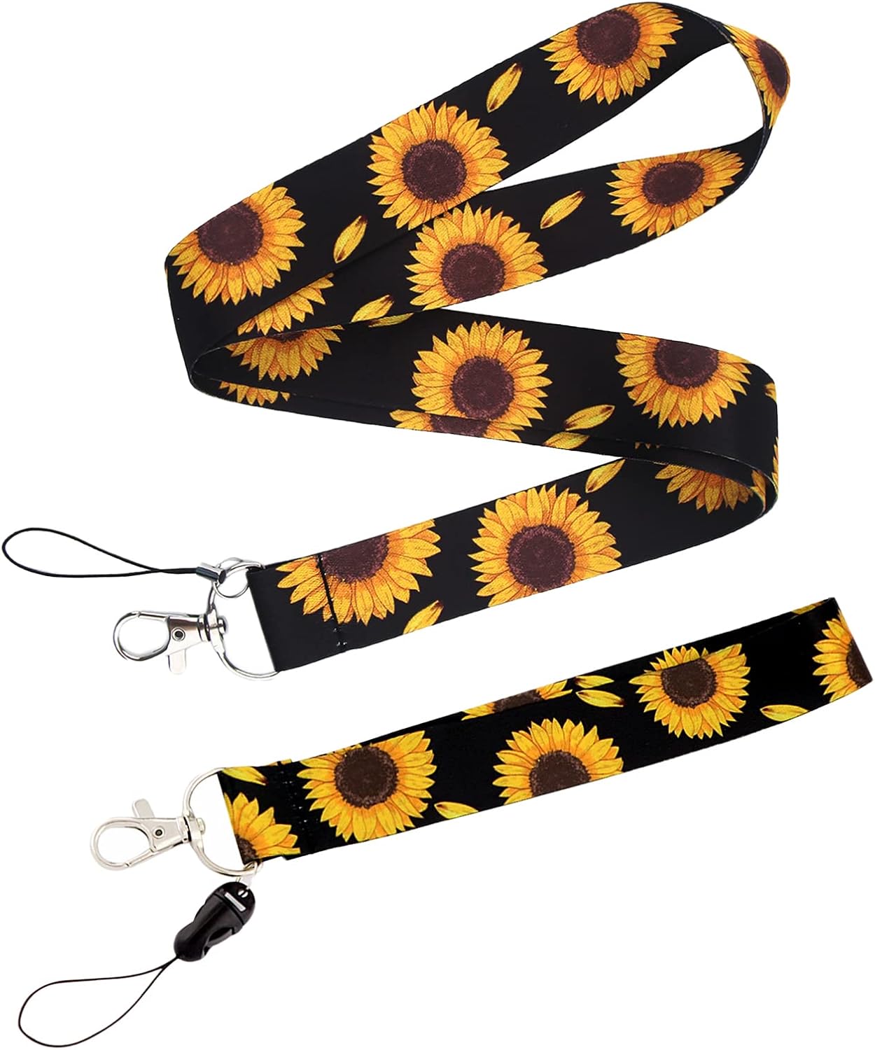 Lanyard for Keys, Wrist and Neck Lanyards for ID Badges Keys, Cute Car Key Lanyard for Women and Men