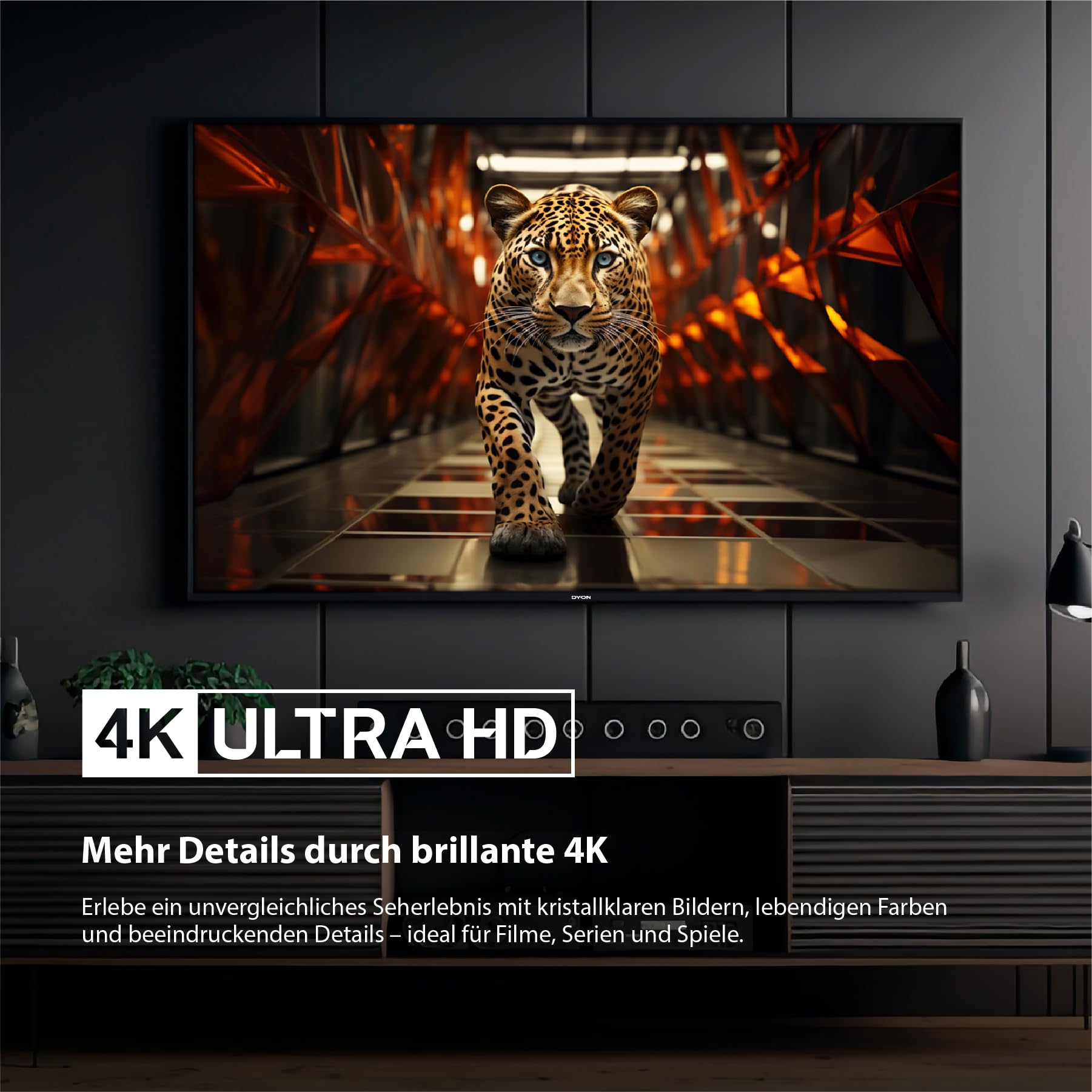 Dyon ULTIMAX 50U-TI – (126 cm) 4K Ultra-HD Smart TV mit Tizen OS 50 Zoll – Bild 3