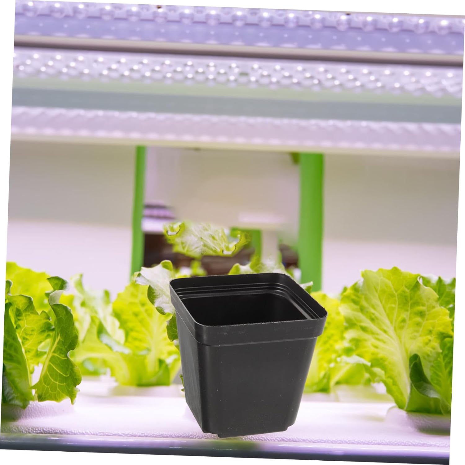 120pcs Square Nursery Pots with Drainage Versatile Planter for Home and Garden Lightweight Flower for and Plants