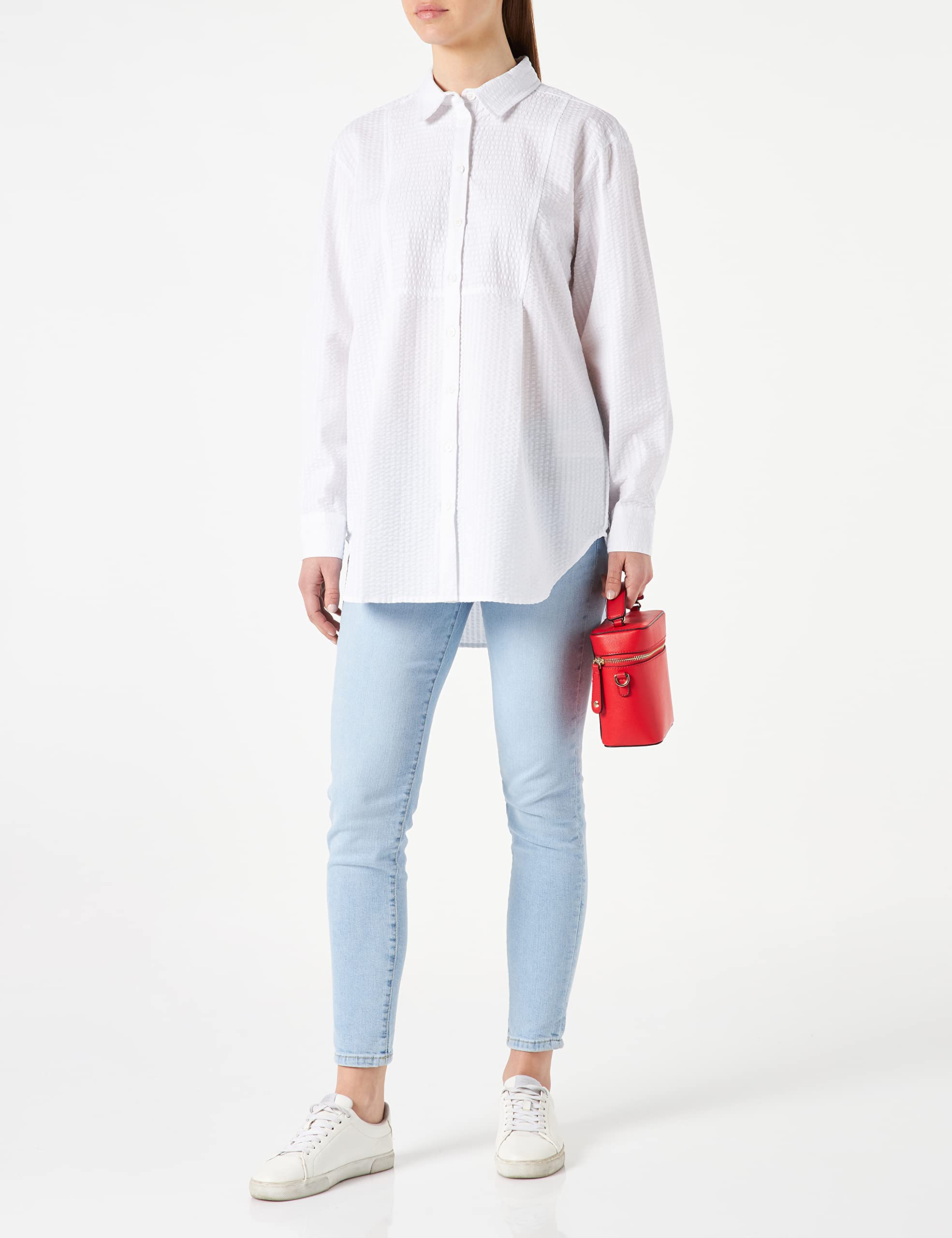 Part Two PiliPW SH Shirt Relaxed Fit Bright White, 44 Women's