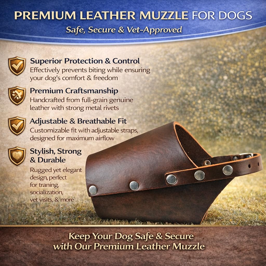 JorVet Small Leather Muzzle
