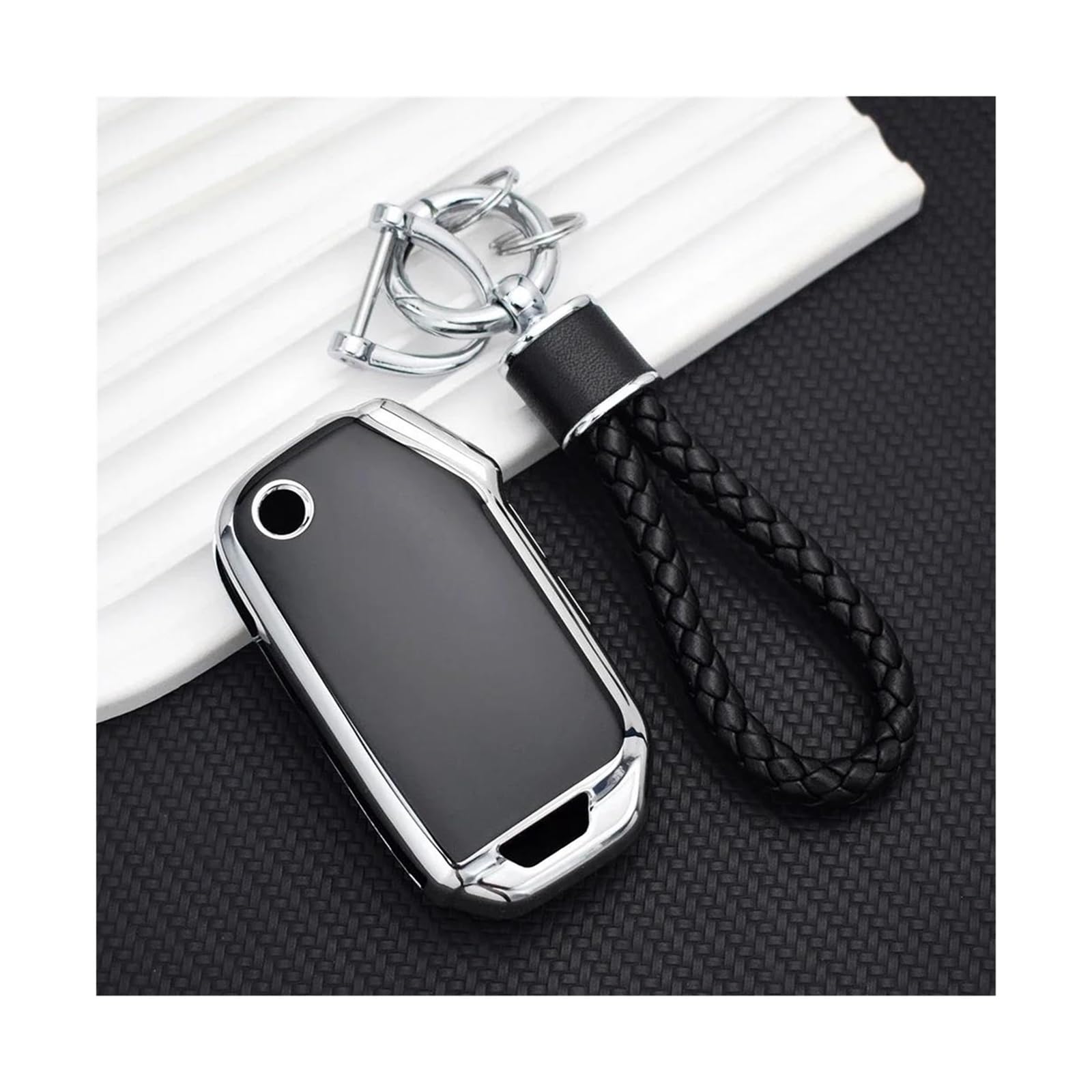 Coque protection clé Kia Forte étui antichoc noir ensemble - 4