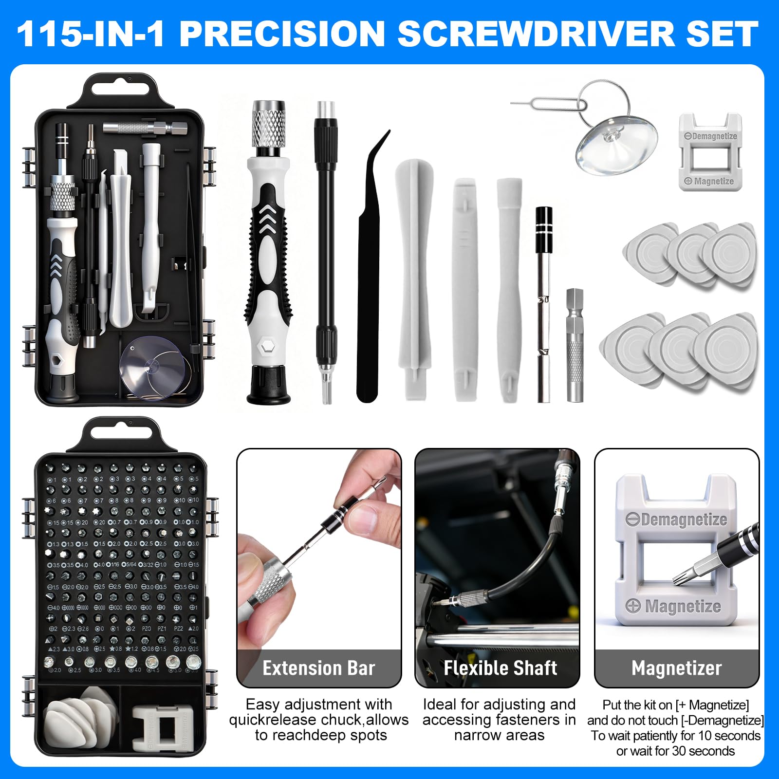 Kit de 342 herramientas de impresora 3D, accesorios de impresión 3D con herramienta de limpieza, herramienta de desbarbado, alicates, alfombrilla de corte, pinzas, regla y otros accesorios de