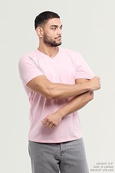 Amazon.com: X RAY Men's V-Neck T-Shirts, Soft Cotton Short