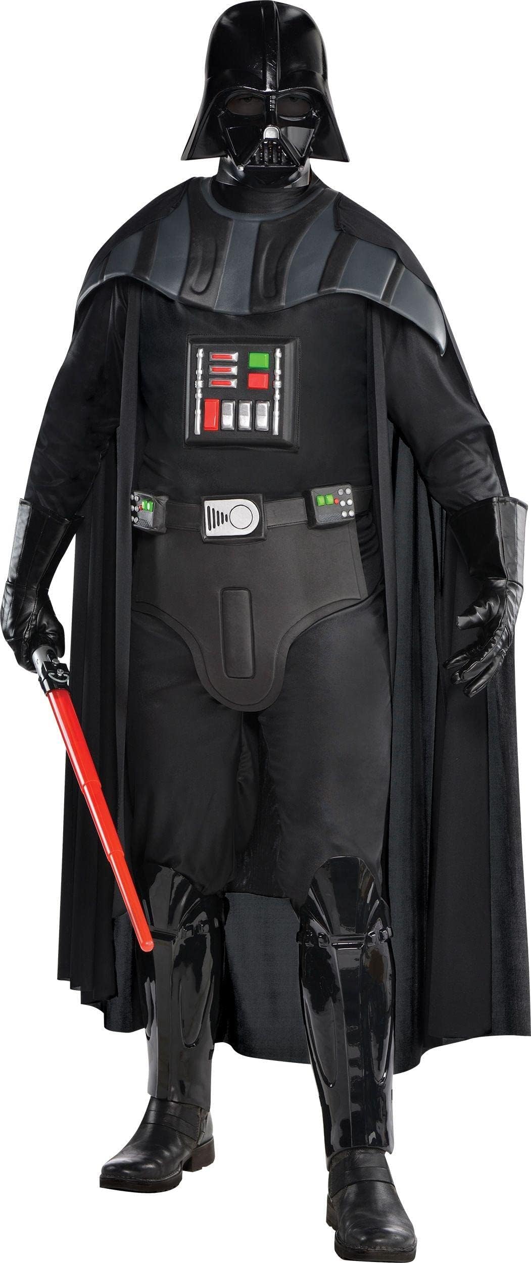 Party City Deluxe Darth Vader Costume for Men - Costume Includes Jumpsuit, Cape, Mask & More - Star Wars Costumes for Halloween, Birthday Parties & Themed Event