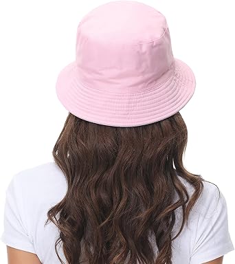 Women Reversible Bucket Hat, Summer Sun Hat for Women
