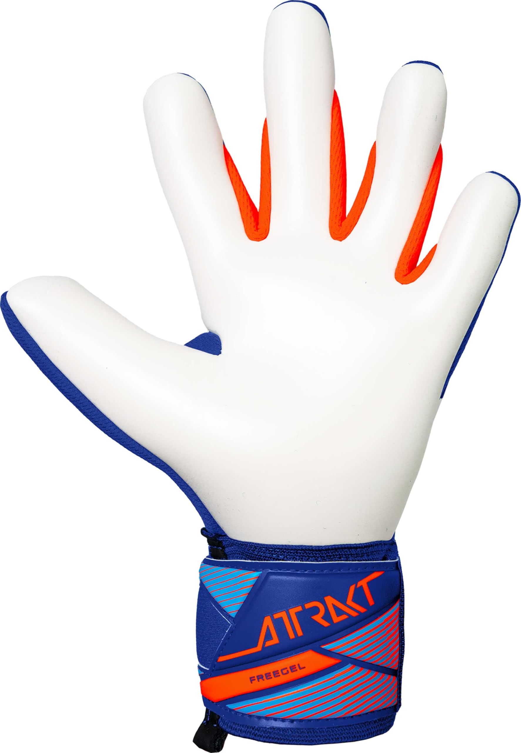 Reusch Guanti da portiere da uomo | ottima presa e vestibilità perfetta | traspiranti | per allenamenti e partite | erba sintetica ed erba naturale | taglie 7,5-11 | Attrakt Freegel Advance