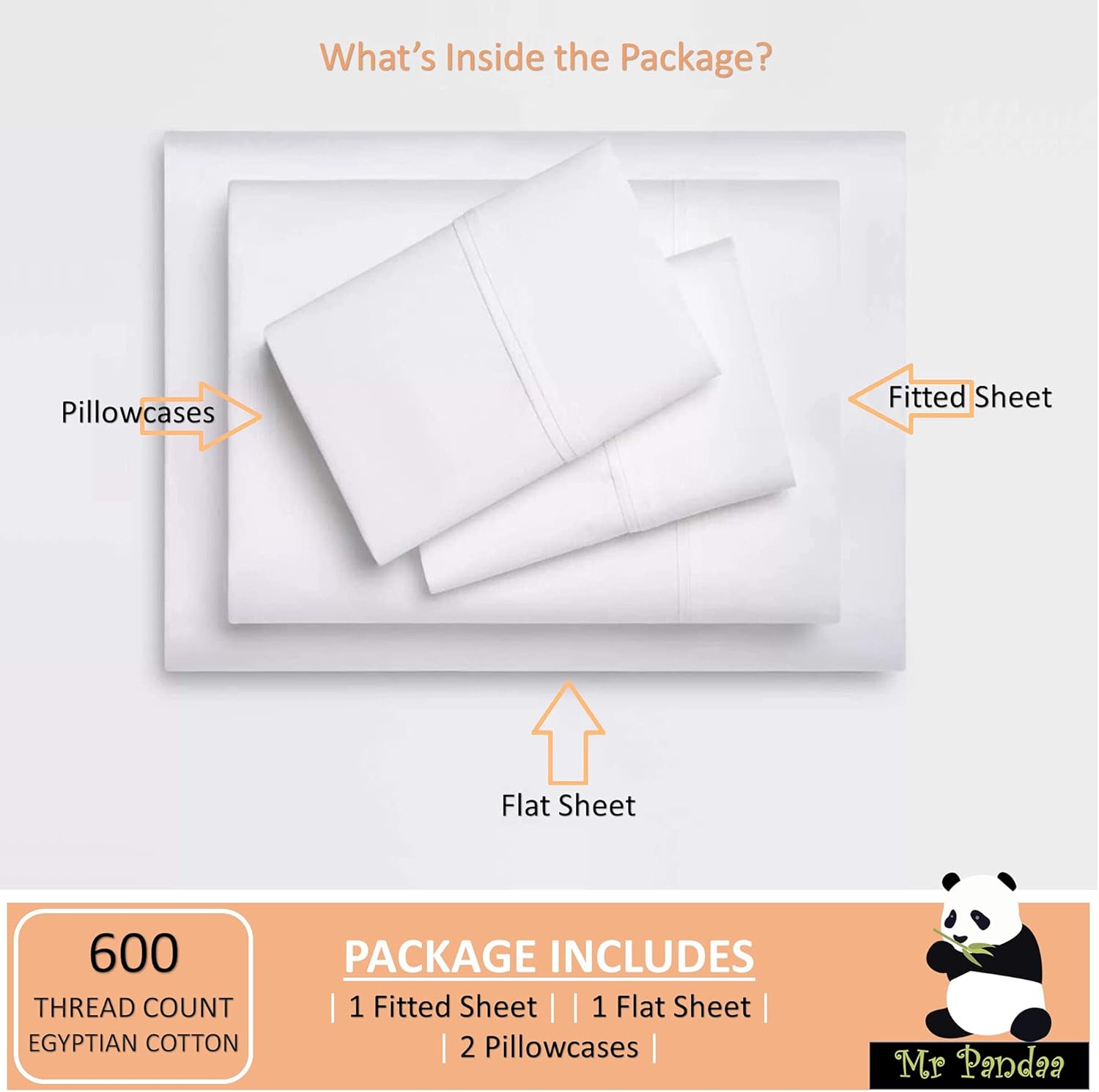 True Luxury Hotel Quality 600-Thead-Count Pink Solid-Queen Sheet Set, 100% Egyptian Long Staple Cotton Super Soft-Cooling-Breathable-Comfy-Strong-Durable 4 Piece Set, Fit Upto 18” Deep-Pockets