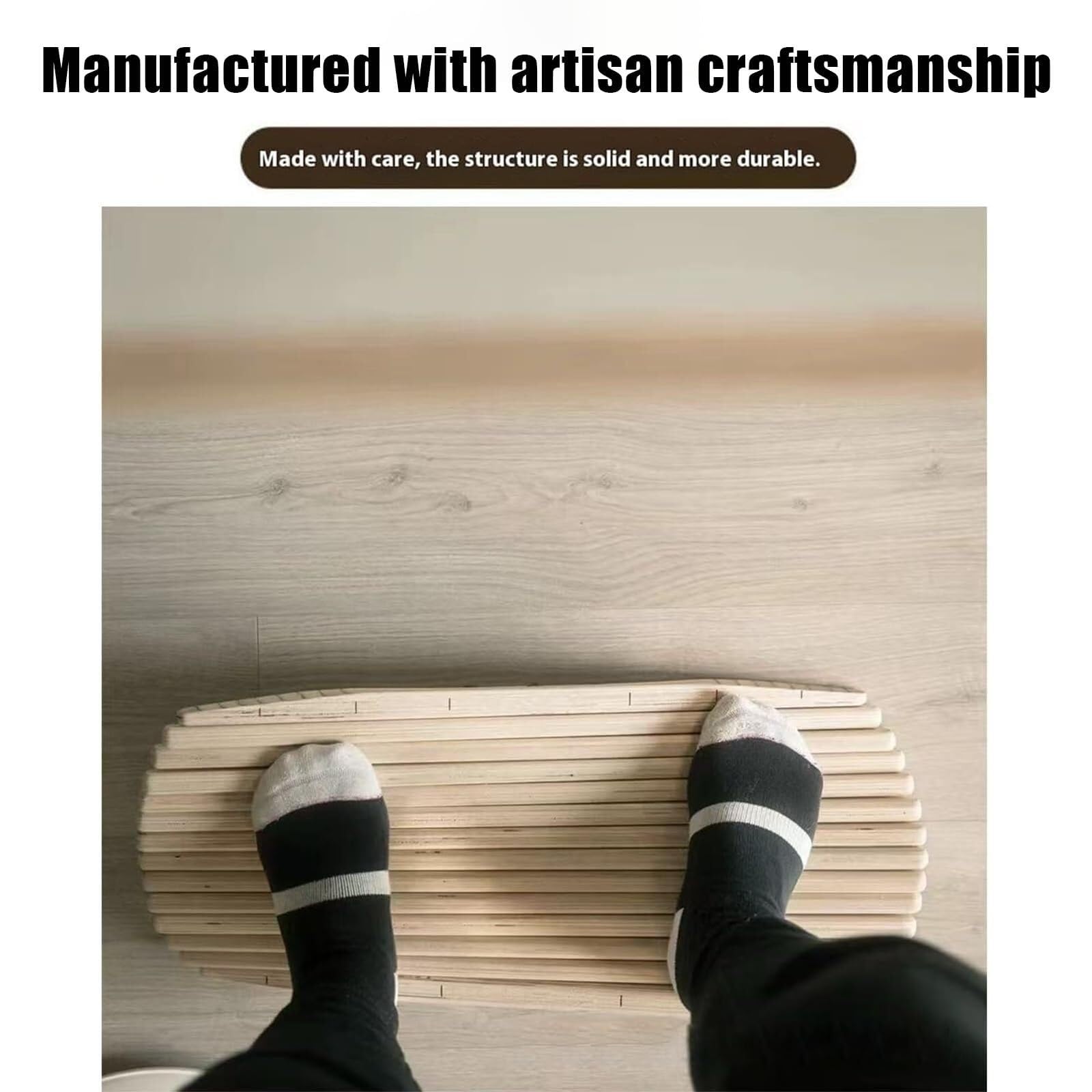 Tavola Equilibrio Legno，Pedana Basculante 360° Per Scrivania In Piedi | Tavola di equilibrio in legno, tavola a dondolo a 360°, scrivania in piedi, allenamento per la forza del core, supporto