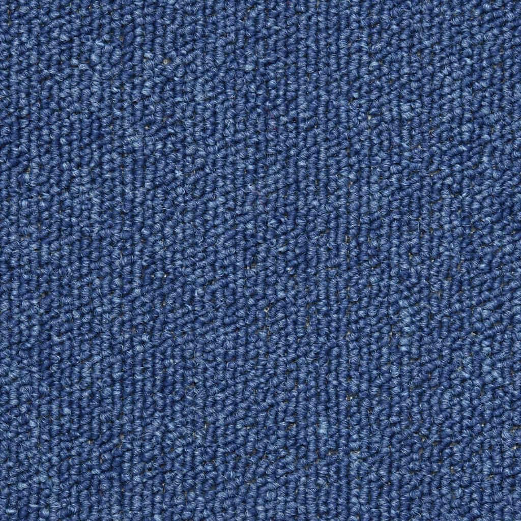 vidaXL Tapis d'escalier 20 pièces 56 x 17 x 3 cm Bleu Demi-Rond