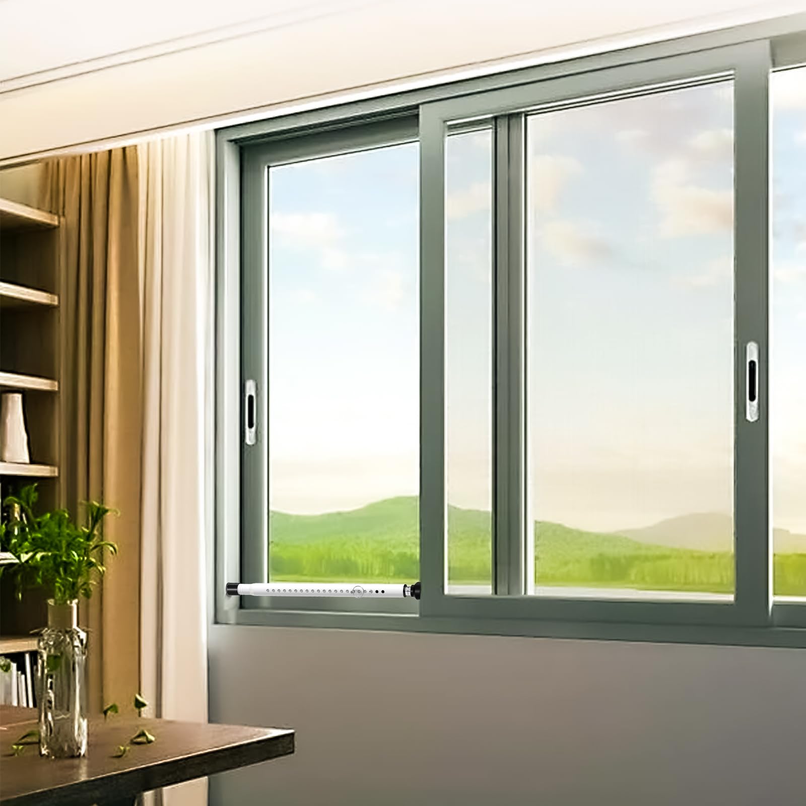 Adjustable Window Security Bar 17.9" To 51" - 2-in-1 Sliding Door & Window Lock For Home Safety - View #13