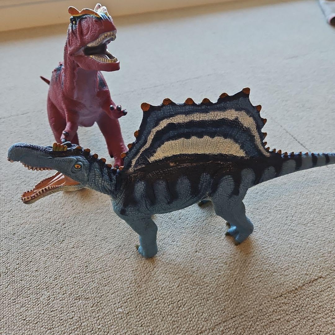 Amazon.co.jp: アロサウルス スピノサウルス ソフビ : おもちゃ