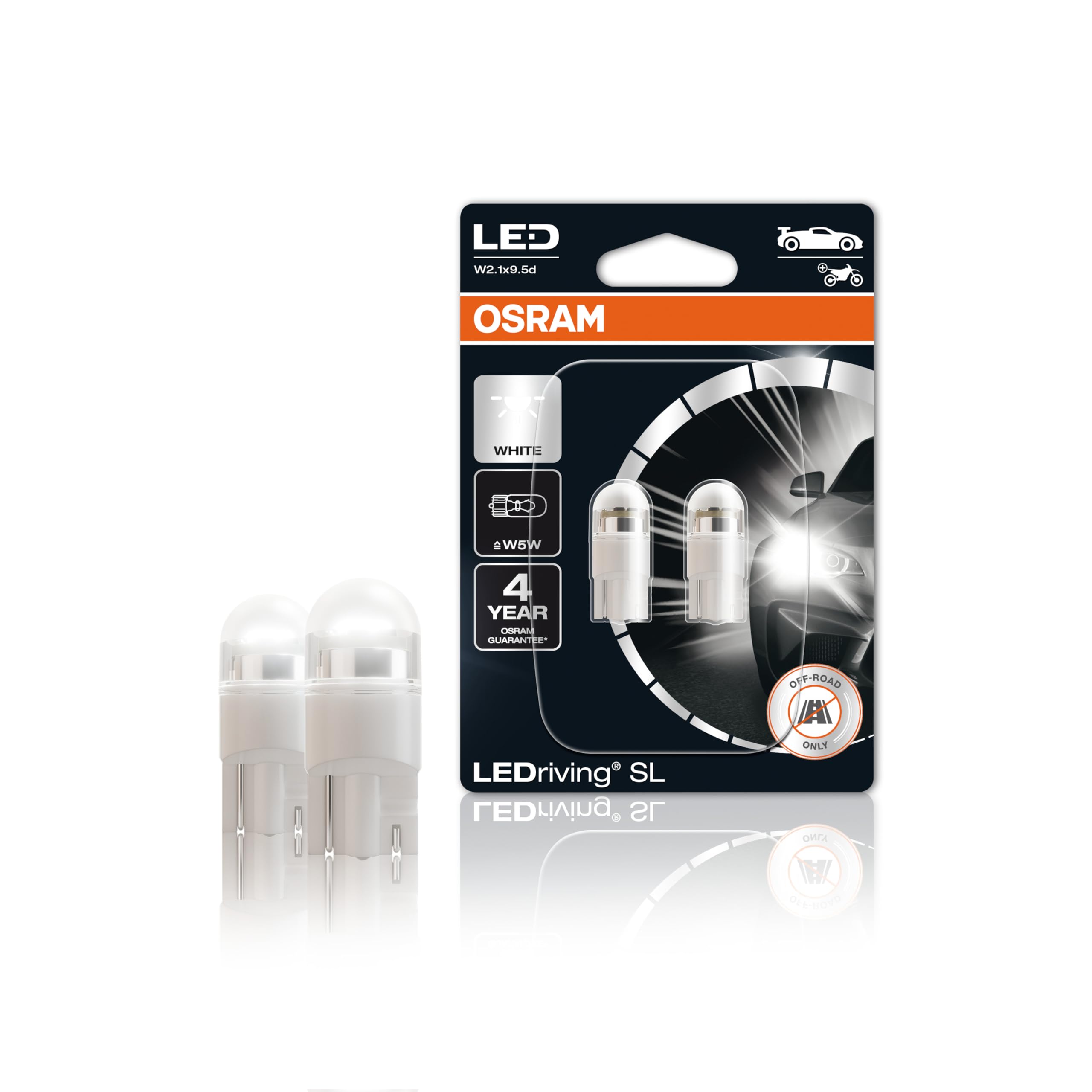 OSRAM LEDriving SLT W5W 24V - Lampade LED Per Camion E Fuoristrada, 2 Pezzi, Luce Fredda 6000K - Foto 8