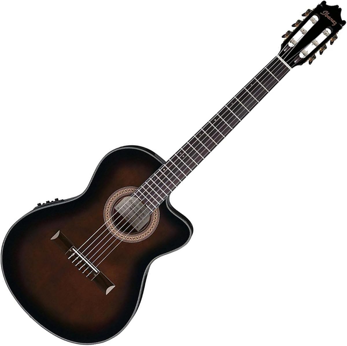 IbanezGA35TCEDVS Thinline Guitarra clásica acústica-eléctricaDark Violin Burst