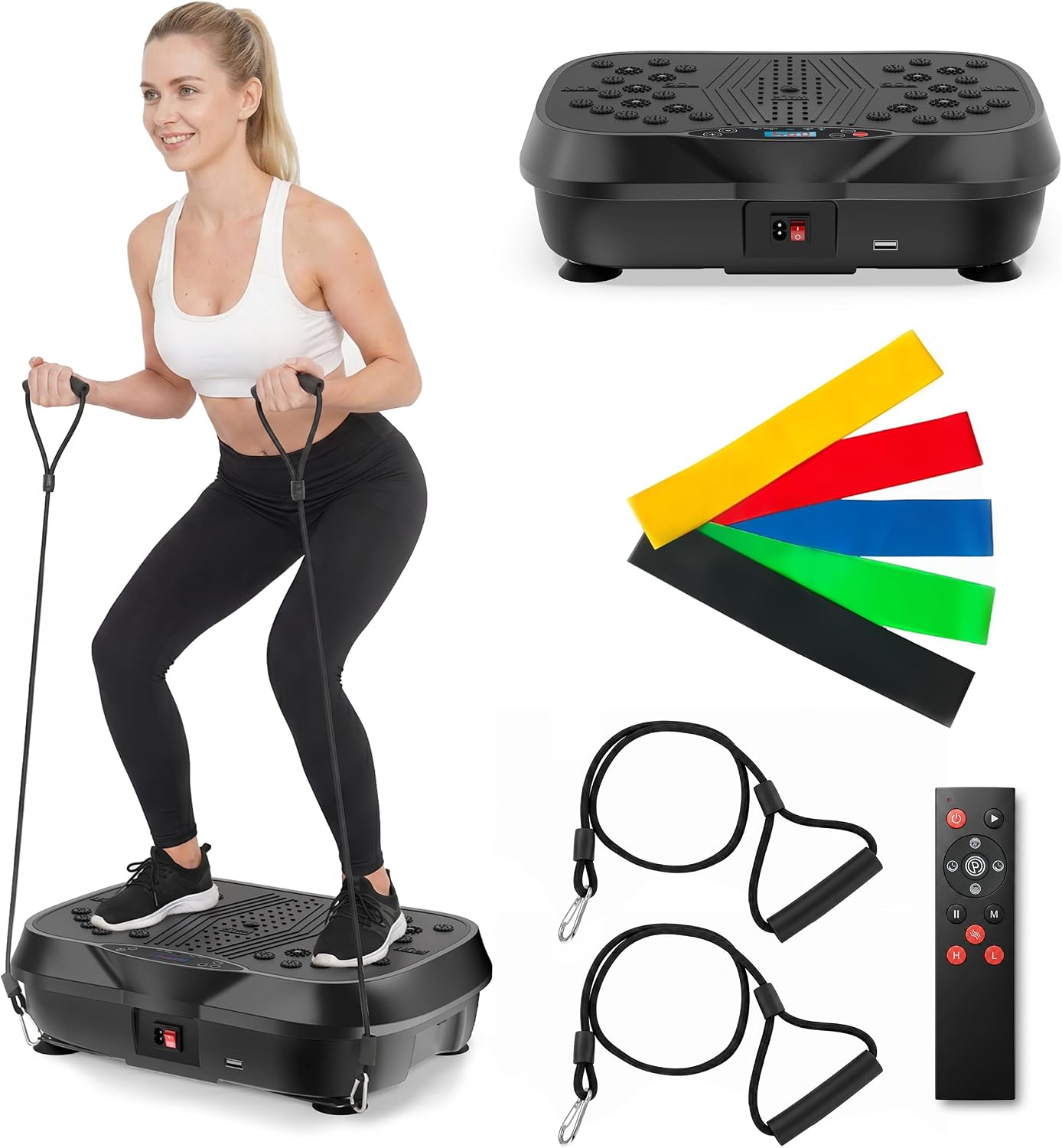 ALSO GO Vibration Plate Exercise Machine for Whole Body Lymphatic Drainage