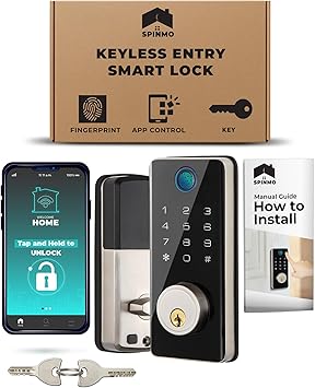 Keyless Smart Lock Entry Door Lock with Electronic Digital Keypad