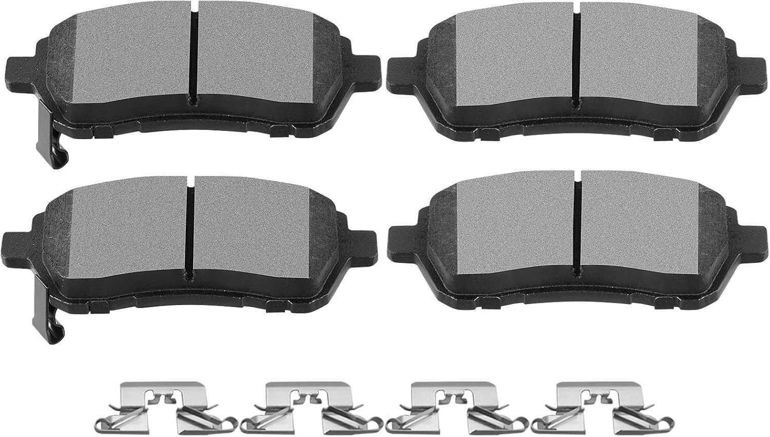 SCITOO D1454 Front Semi-Metal Brake Pads Sets Fit For Ford For Fiesta 2011 2012 2013 2014 2015 2016 2017 2018 2019