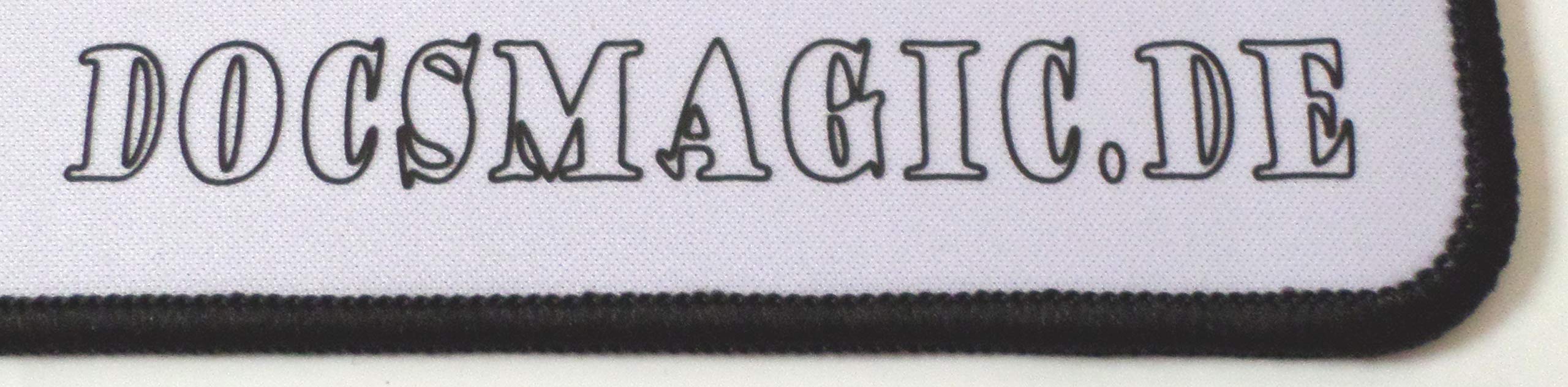 docsmagic.de Mata do zabawy premium + tubka duża przezroczysta biała - 60 x 34 cm