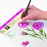 Vista 2 de FolkArt One Stroke Donna Dewberry Flowers of the Month Let's Paint Kit, 2 onzas