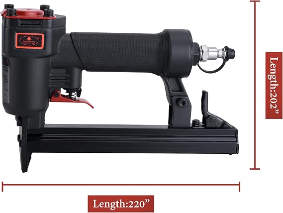 AEROPRO Tools 22 Gauge Air Stapler Pneumatic Staple Gun, 3/8 Inch Crown