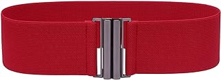 Syuer Womens Wide Elastic Waist Belt Cinch Belt Trimmer Stretch Waistband