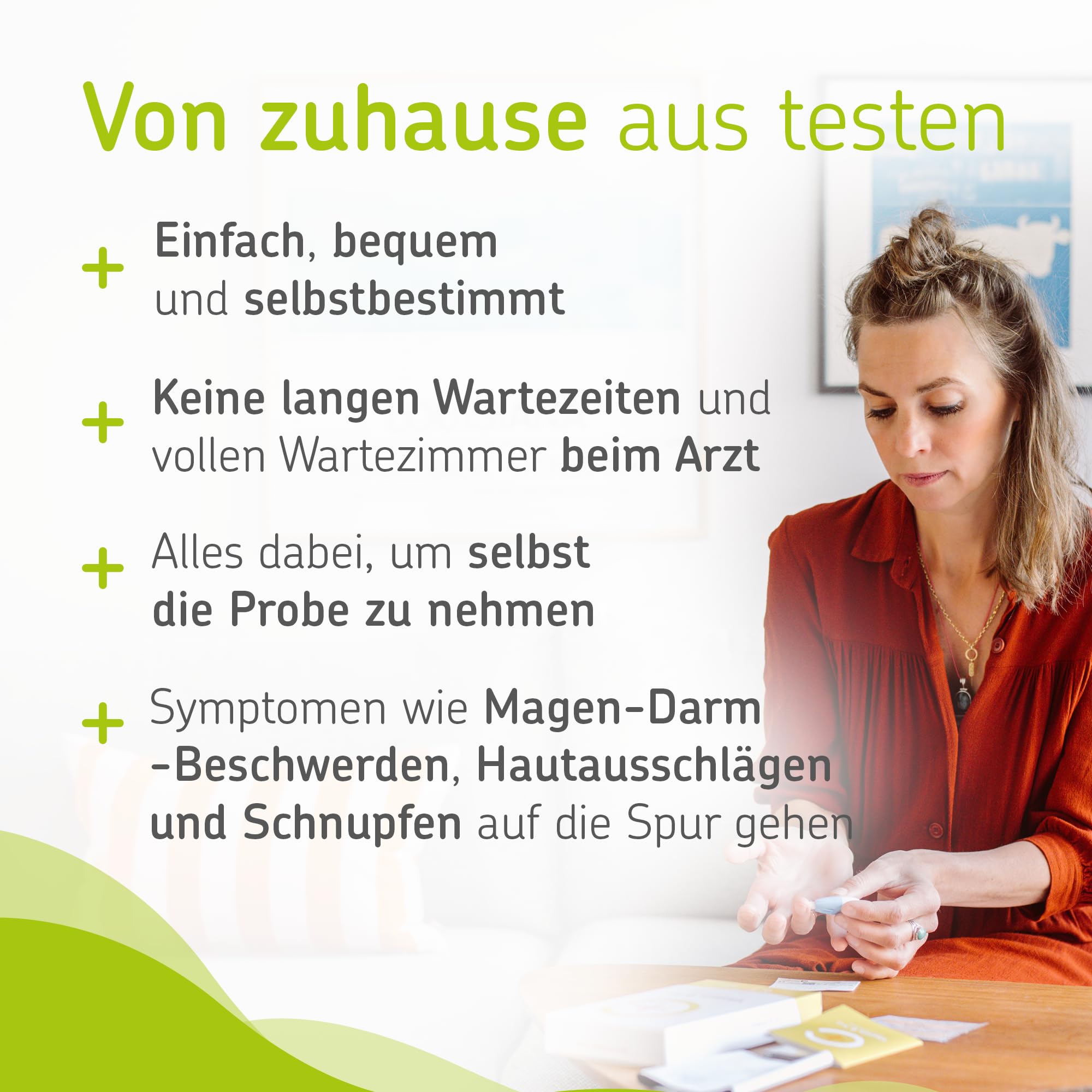 Lebensmittel-Reaktionstest von CERASCREEN – Allergien und Unverträglichkeiten von 42 verschiedenen Lebensmitteln testen | Weizen, Milch, Nuss | Professionelles Labor I Detaillierter Ergebnisbericht
