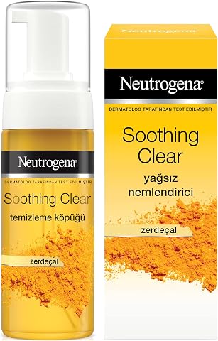 Neutrogena soothing clear köpük 150 ml+nemlendirici 75 ml 2'li set, Sivilceye Meyilli ve Hassas Ciltler İçin, Derinlemesine Temizler, Nemlendirir ve Rahatlatır