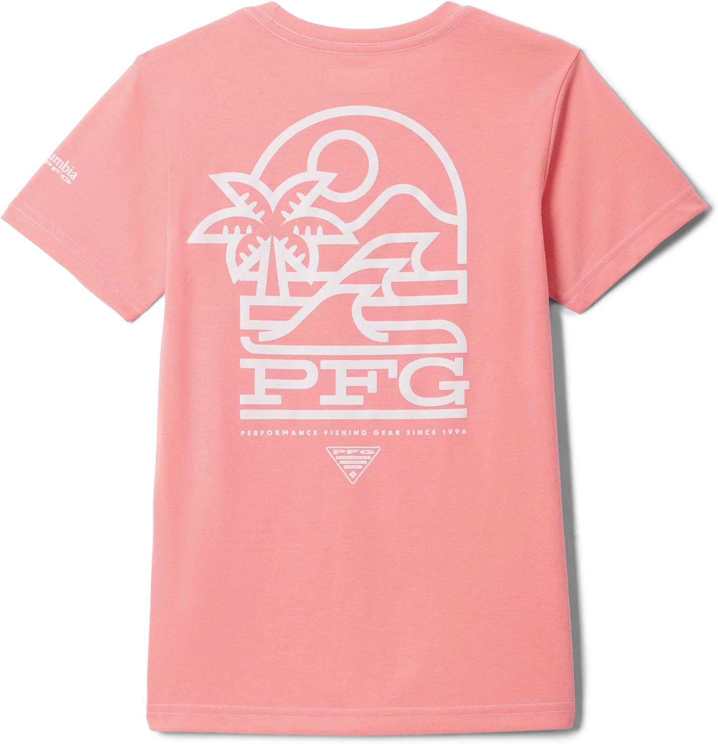 Columbia Girls' PFG Palm Waves Short Sleeve Tee