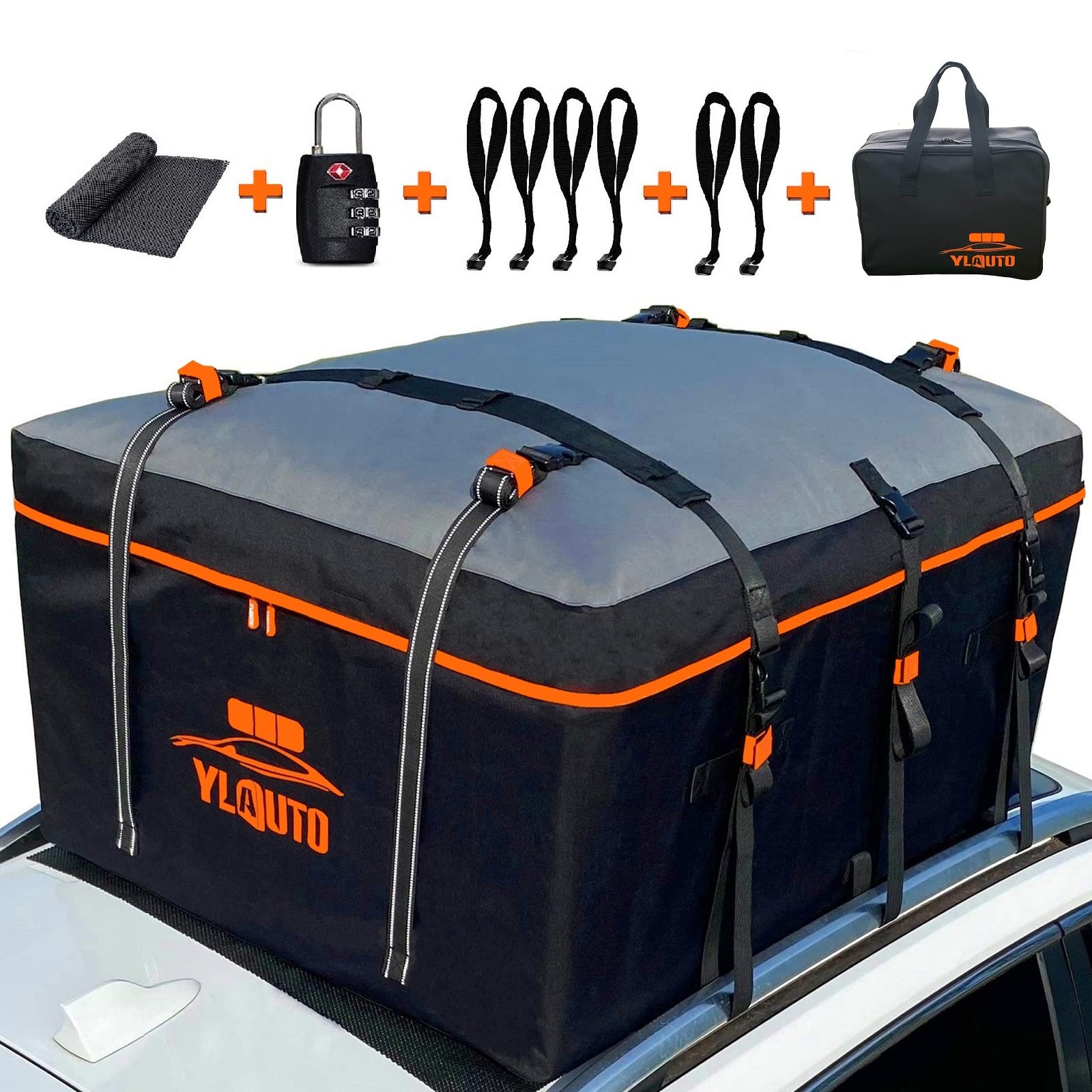Buy YLAUTO Rooftop Cargo Carrier Car Roof Bag, 21 Cubic Feet 100