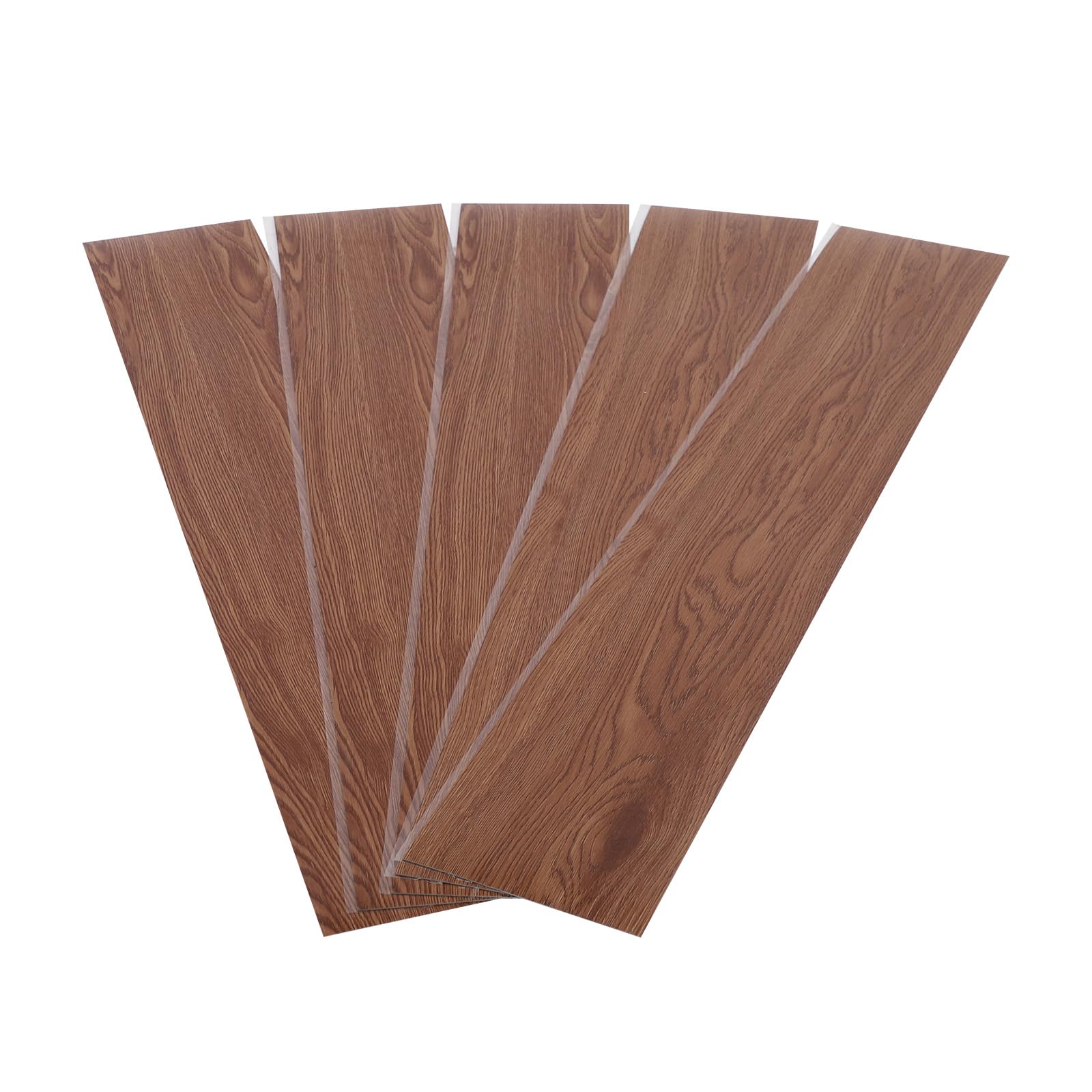 Set di 36 pavimenti in PVC autoadesivi, 91,44 x 15,24 cm, antiscivolo, impermeabili, ritagliabili, adatti come rivestimento decorativo per cucina, soggiorno e balcone