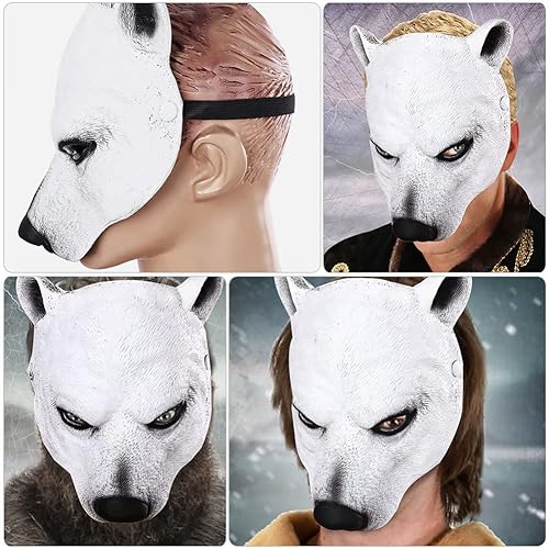 Miniatura 3 de Abaodam Cara de oso realista de animal, oso, carnaval, cosplay, Halloween, fiesta de disfraces