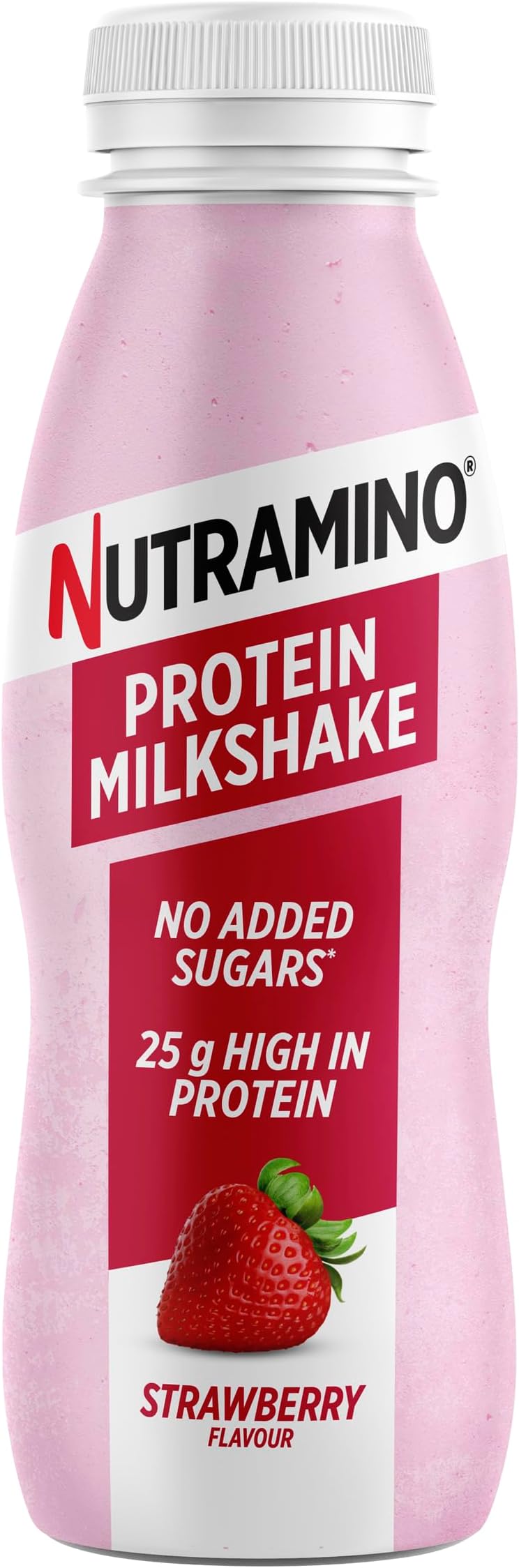Nutramino Nutra-Go Milkshake, Strawberry, 12 x 330ml