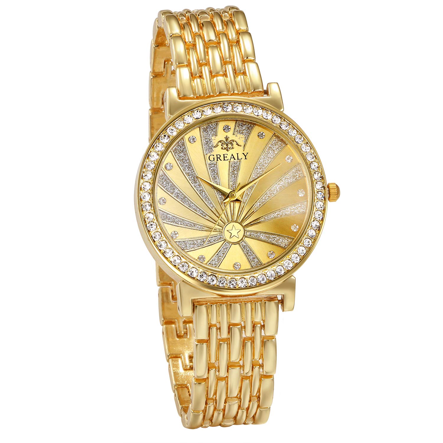 JewelryWe Herrenuhr Edelstahl Leuchtende Uhren: 30m Wasserdi
