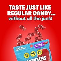 Vista 3 de Shameless Snacks - Aperitivos saludables bajos en calorías, gomitas keto bajas en carbohidratos (caramelo sin gluten) - Paquete de 6 Wunderlicious