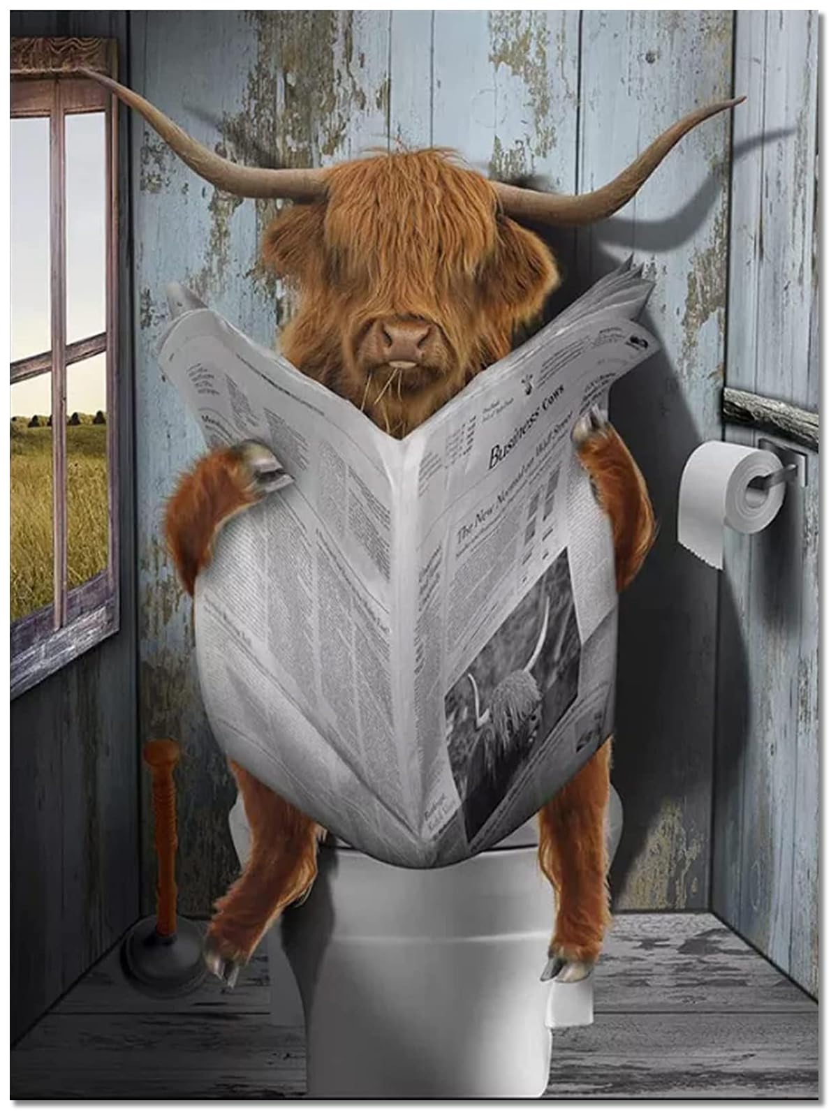 Frundoo Diamond Painting Kit Completo, 5D DIY Pintura Diamante Art Bordado Kit de Pintura con Diamantes Pintura Painting para Decoración Hogar 30x40cm