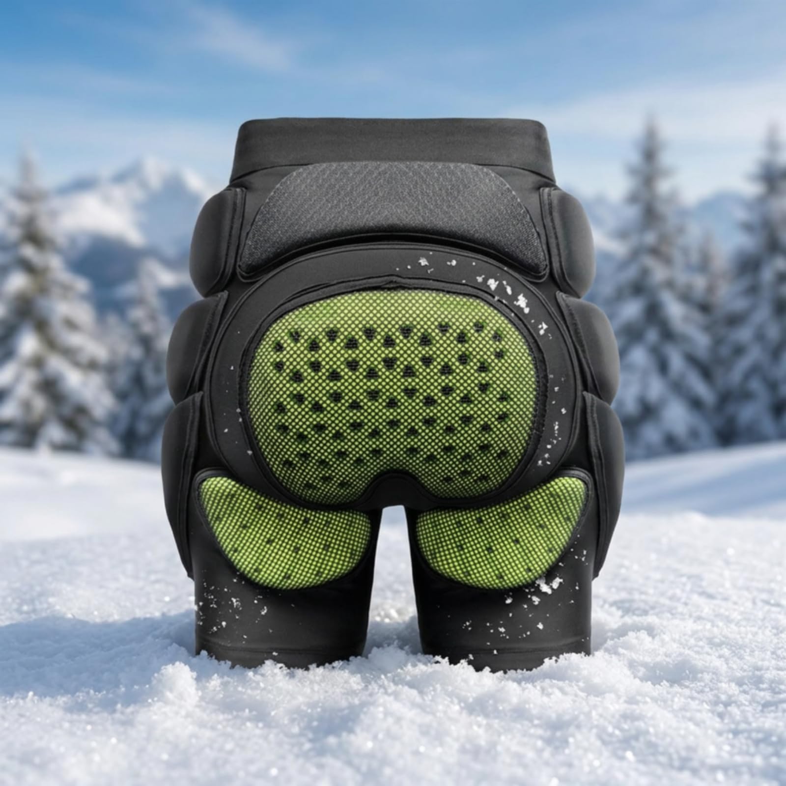 Baoblaze Pantaloncini Protettivi Pantaloni Imbottiti Corti Interni con Imbottitura Antiurto su Anche Lombare Stabile E Regolabile Profilo Aderente Sotto