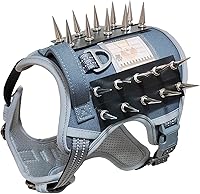 Vista 15 de Arnés táctico para perro, reflectante, chaleco antitirones, chaleco de protección contra pinchos, talla S