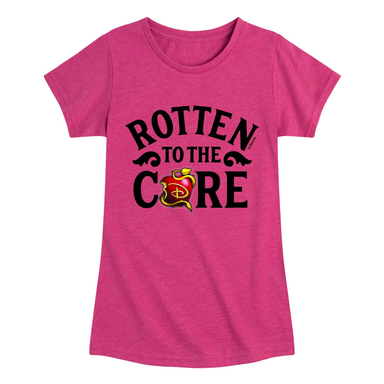 Disney - Descendants - Rotten to The Core - Toddler and Youth Girls Short Sleeve Graphic T-Shirt