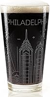 Vista 27 de AMSTERDAM NETHERLANDS SKYLINE Engraved Pint Beer Glass Minimalist City Sky Line Full Wrap Engraving Great Gift Idea!