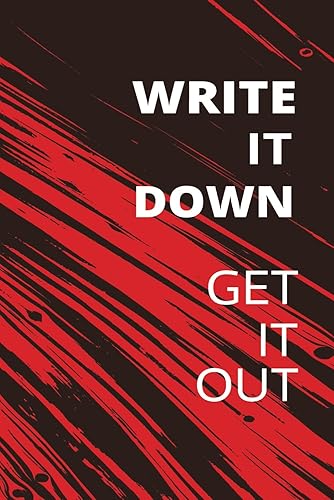 WRITE IT DOWN GET IT OUT: release negativity, calm worries, relieve stress &amp; anxiety when you WRITE IT DOWN GET IT OUT to help create a positive mindset
