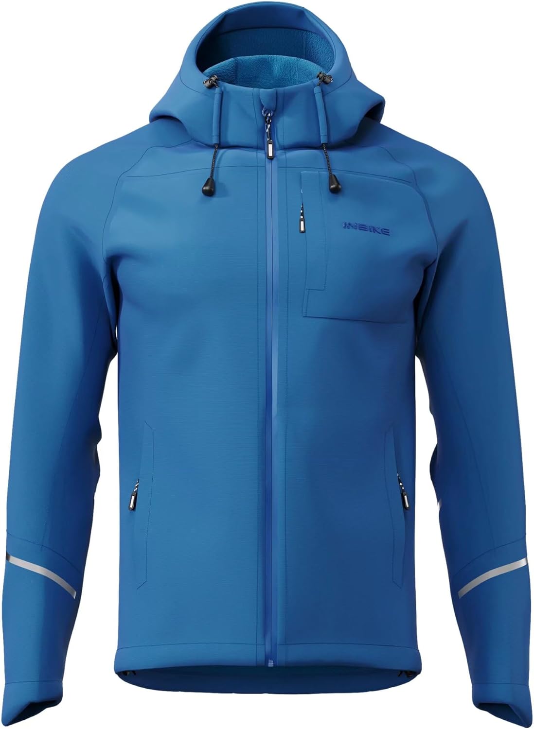 INBIKE Winter Cycling Jackets for Men Thermal Bike Jackets Windproof Cold Weather Hooded Jacket for Biking Running Hiking