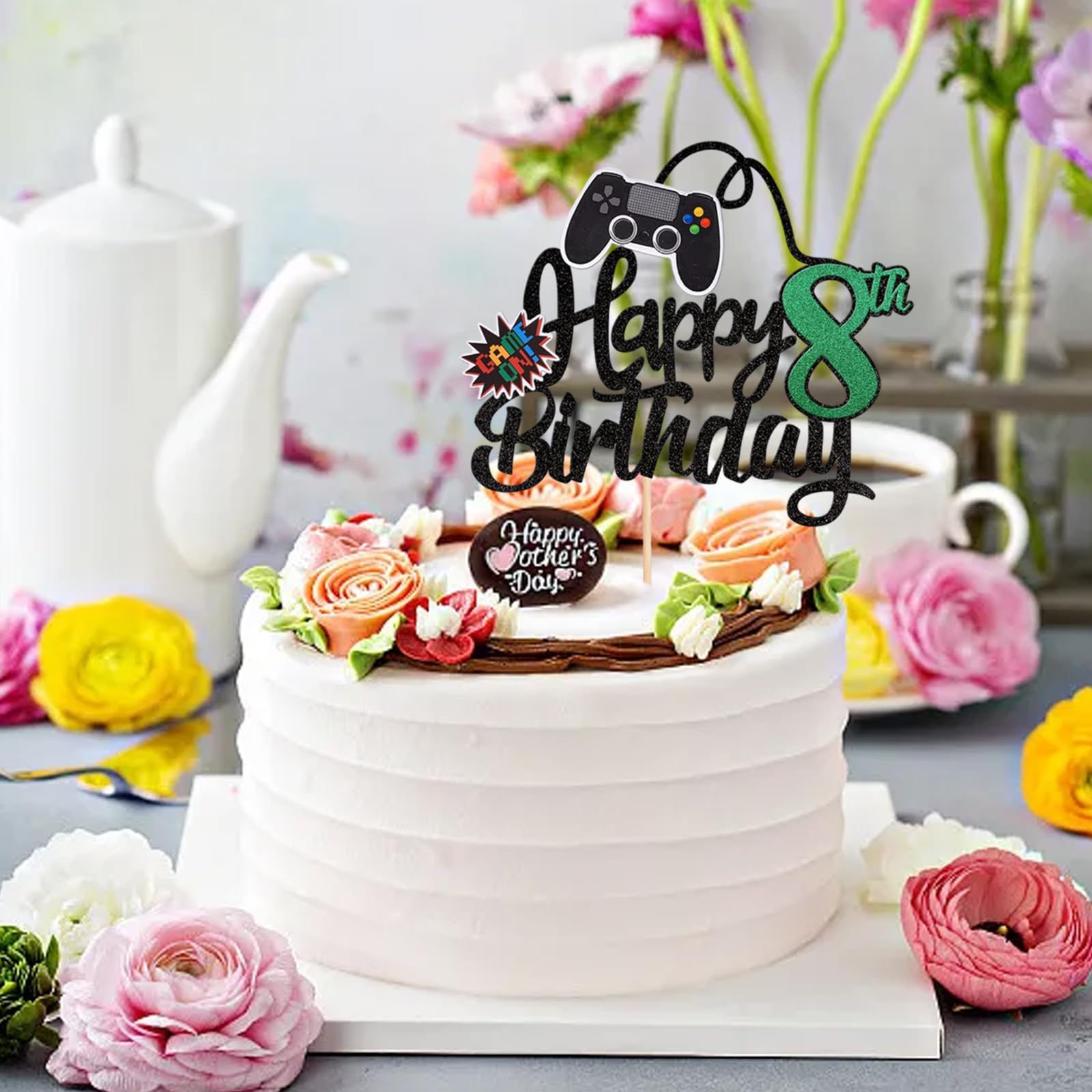 Topper Per Torta Commestibile O Cialda Da 19,1 Cm Con Cornice Musicale - Foto 6