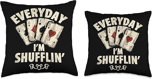 Miniatura 3 de Blind Bet Brilliance Poker Genius Attire Throw Pillow, 18x18, Multicolor