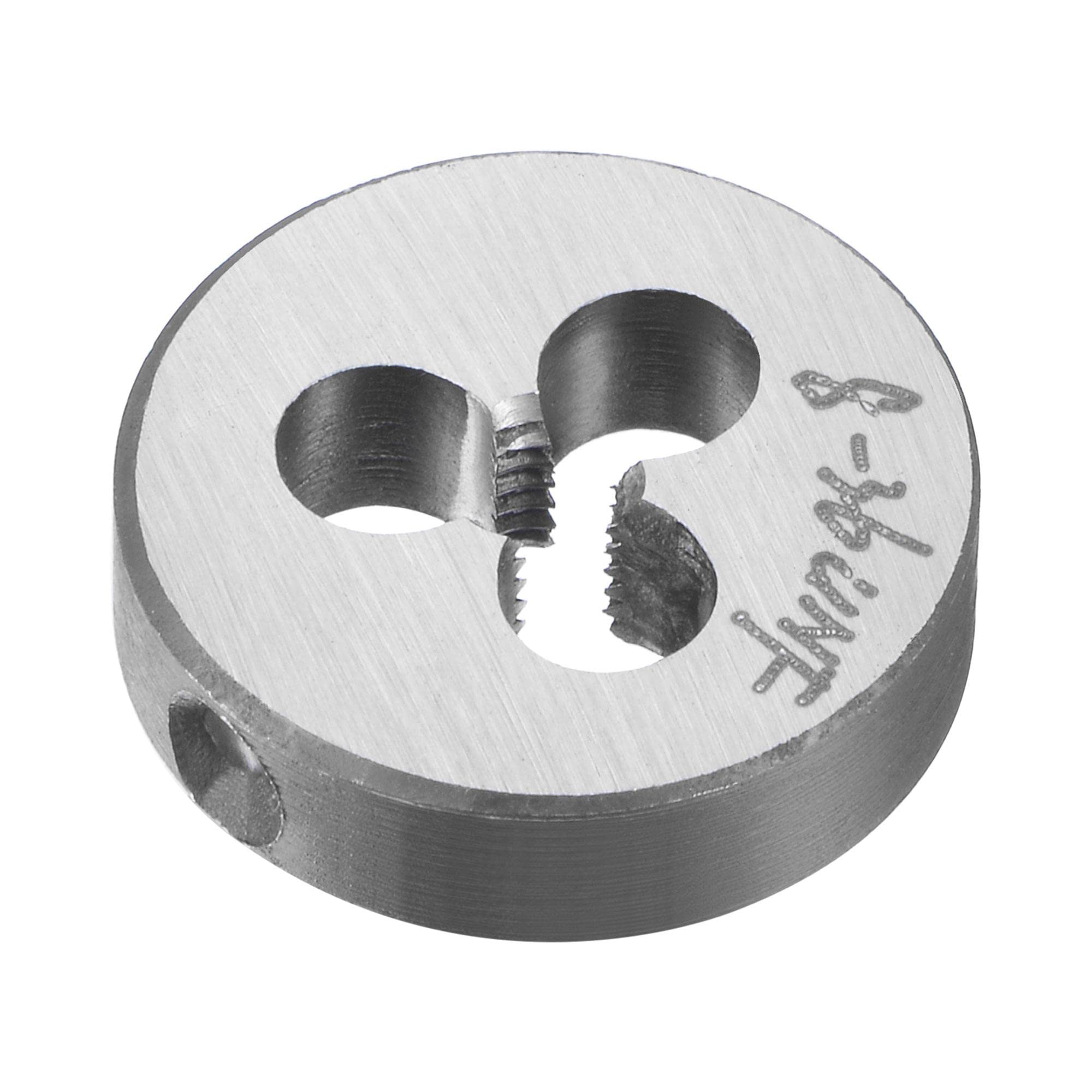 uxcell Round Threading Dies #6-40 UNF, Alloy Tool Steel Machine Thread Repair Hand Tool — Amazon image 6